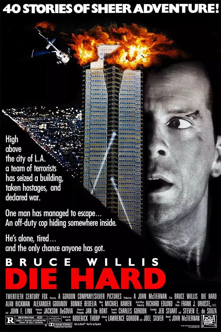 Die Hard Movie Action Thriller Crime Painting Jigsaw Puzzle