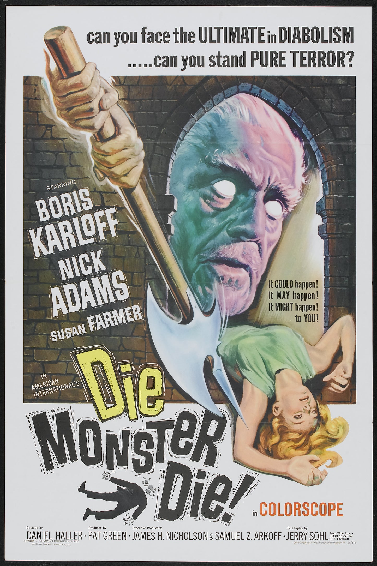 Die Monster Die 01 Movie Magnet