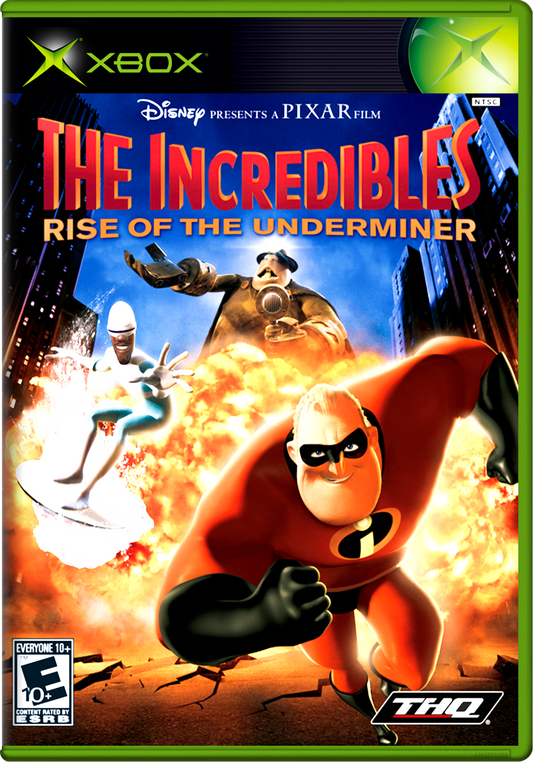 Disney Pixar The Incredibles Rise Of The Underminer Xbox Print Poster