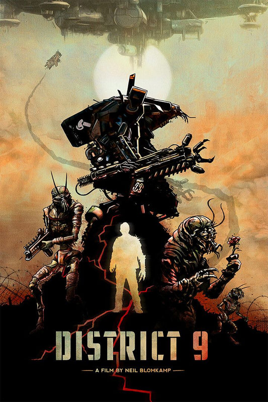 District 9 Vintage Classic Action Movie Jigsaw Puzzle