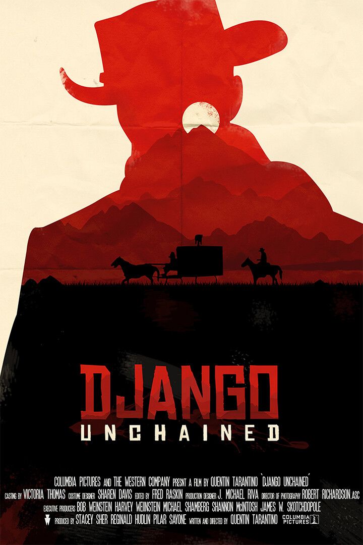Django Unchained Vintage Western Movie Jigsaw Puzzle
