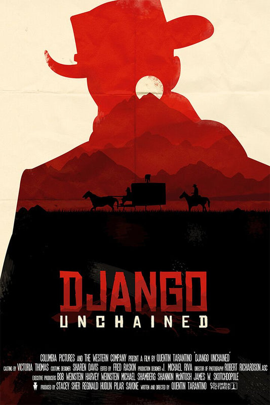 Django Unchained Vintage Western Movie Jigsaw Puzzle