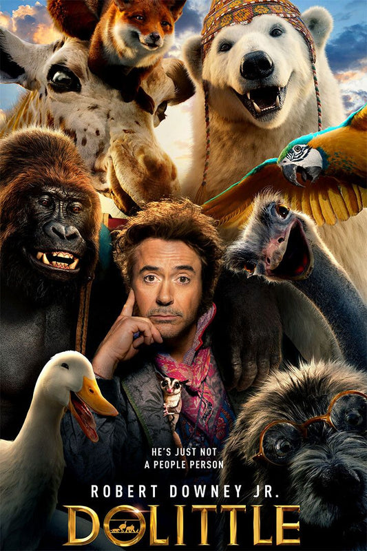 Dolittle Robert Downey Jr Giraffe Bear Movie Room Wall Decor Jigsaw Puzzle