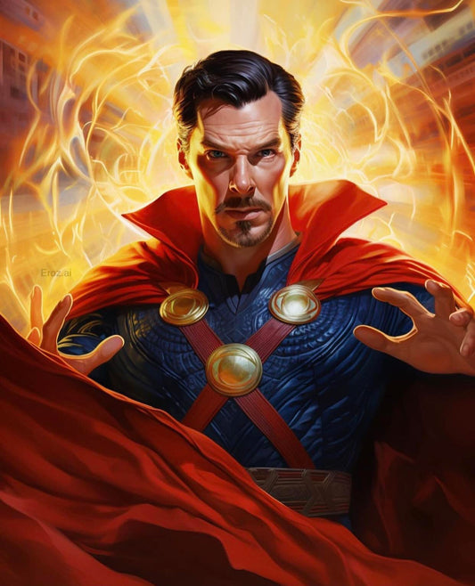 Doctor Strange Portrait Magic Energy Print Poster