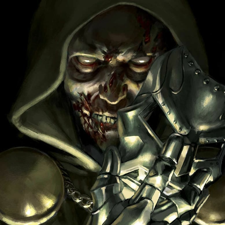 Doctor Doom Zombie Hood 7241 Print Poster