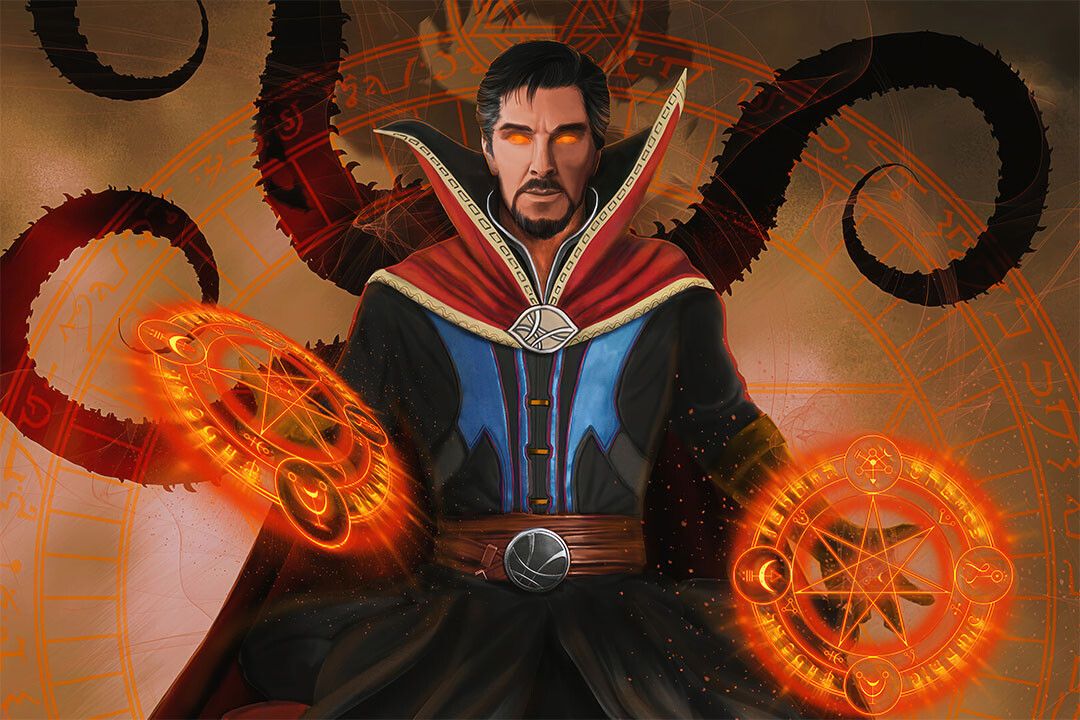 Doctor Strange Movie Action Adventure Fantasy Wall Home Decor Keychain