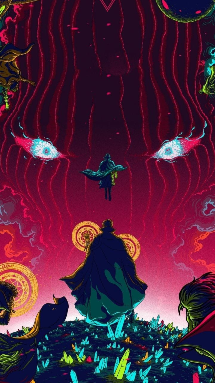 Doctor Strange Mystical Light Wizard 42 Print Poster