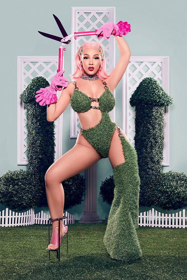 Doja Cat Hip Hop Rap Sexy Singer Star Painting Jigsaw Puzzle