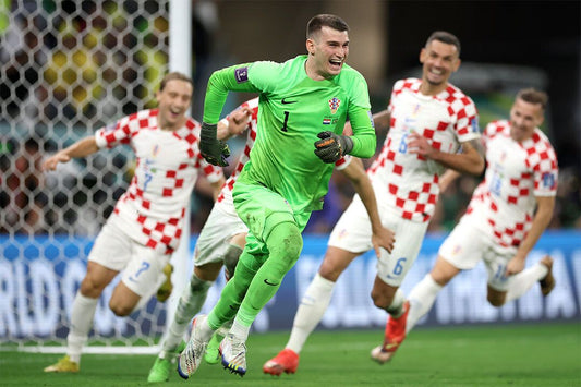 Dominik Livakovic Celebration Croatia World Cup Jigsaw Puzzle