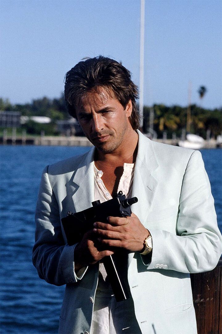 Don Johnson Miami Vice Movie Actor Print Jigsaw Puzzle