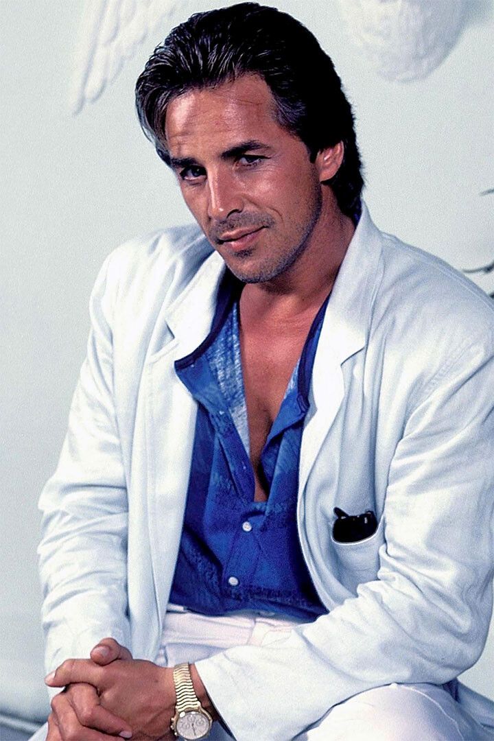 Don Johnson Miami Vice Tv Actor Painting Jigsaw Puzzle