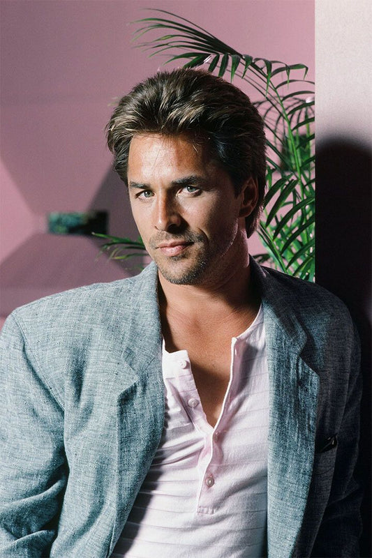 Don Johnson Tv Actor Charisma Handsome Print Jigsaw Puzzle