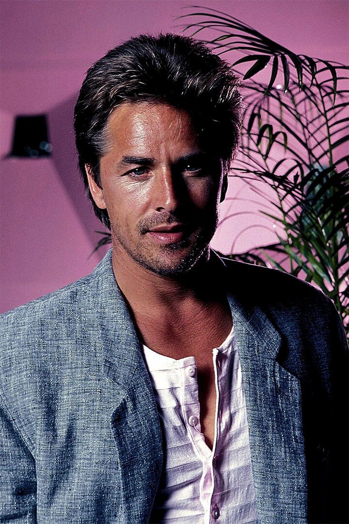 Don Johnson Tv Actor Charisma In Ocean Print Jigsaw Puzzle