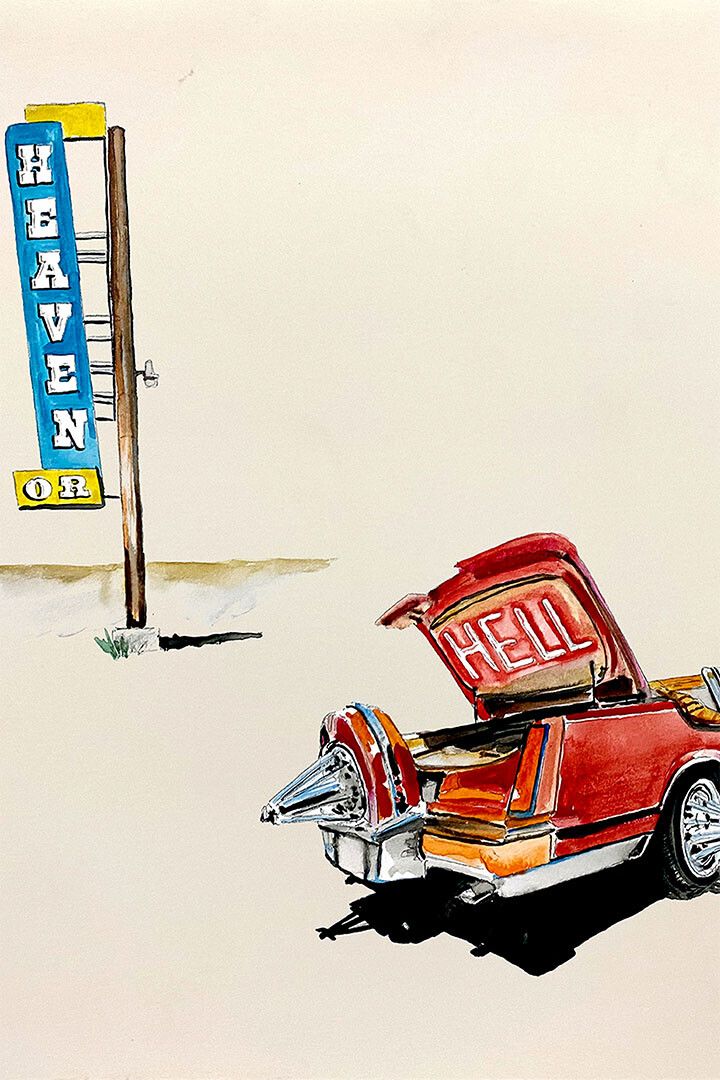 Don Toliver Heaven Or Hell Album Painting Print Keychain