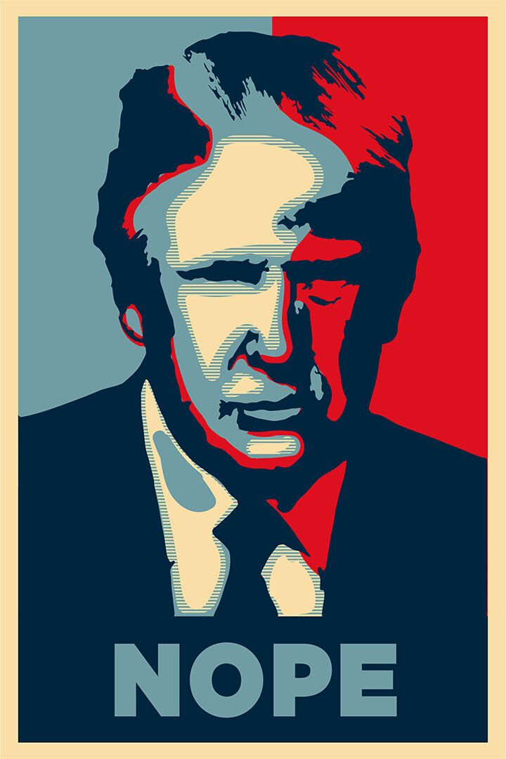 Donald Trump Nope President Politican Print Jigsaw Puzzle