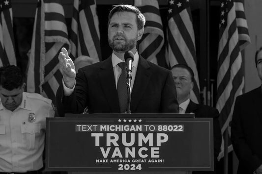Donald Trump'S Vp Pick Senator Jd Vance At Press Conference Picture Keychain