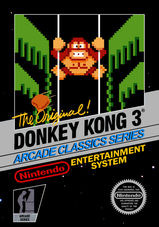 Donkey Kong 3 (Usa) Nes Print Poster