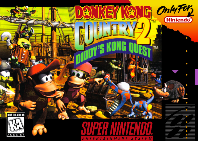 Donkey Kong Country 2 Diddy S Kong Quest (Usa) Snes Keychain