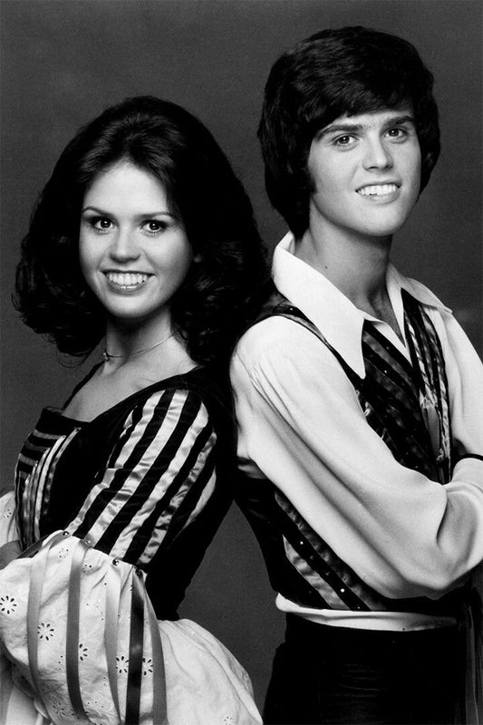 Donny And Marie Osmond Singers Actor Print Jigsaw Puzzle