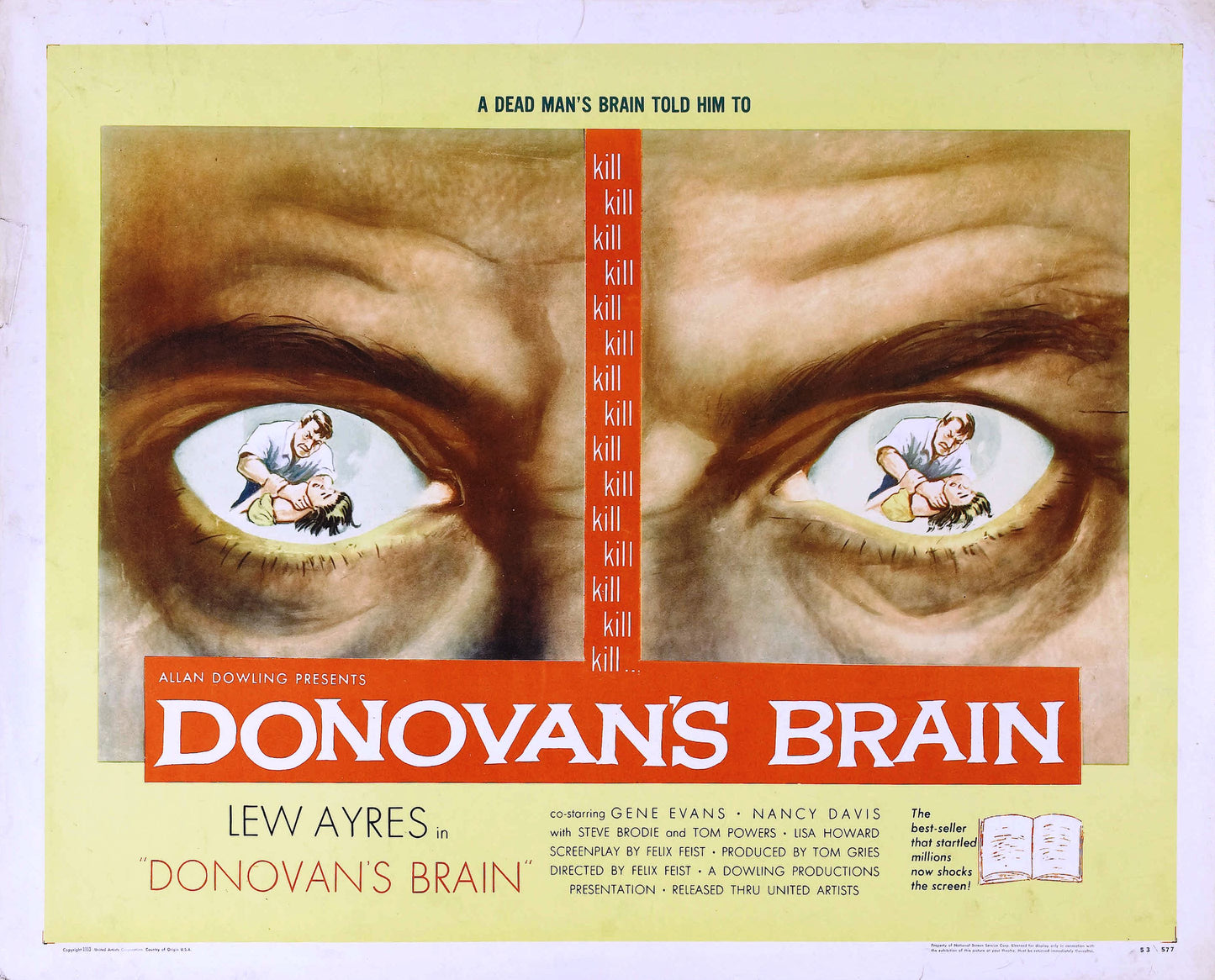 Donovans Brain 02 Movie Magnet