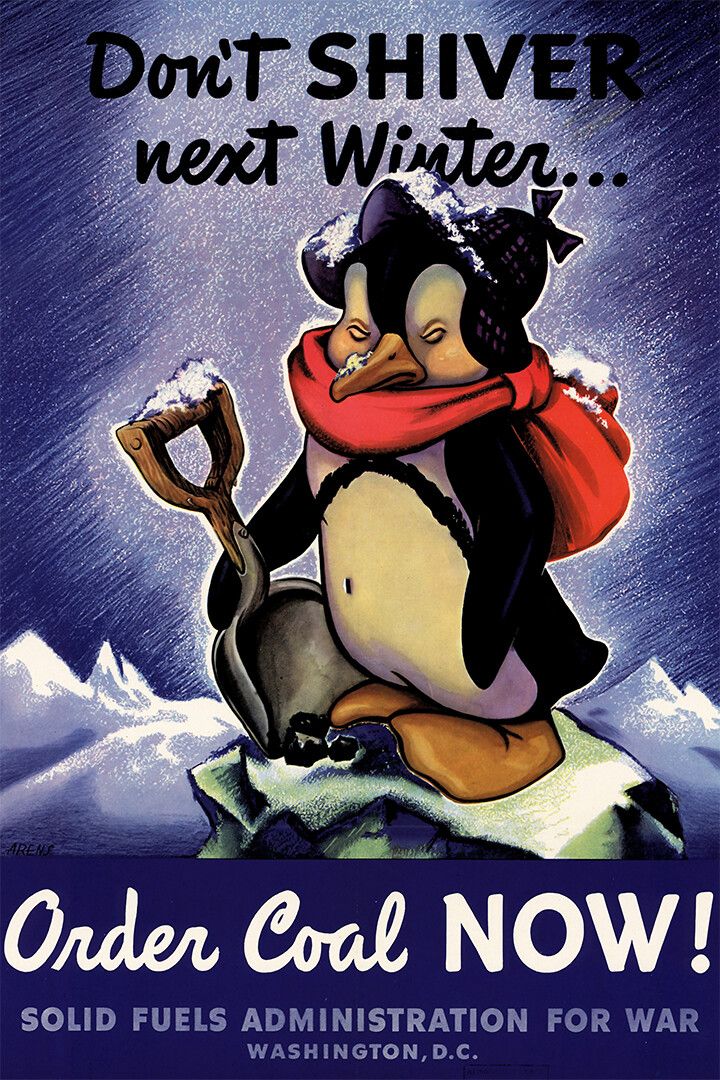 Dont Shiver Next Winter Order Coal Now Vintage Advert Jigsaw Puzzle