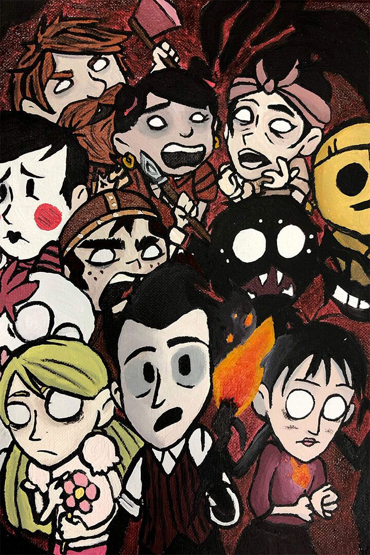 Dont Starve Together Video Game Painting Print Jigsaw Puzzle