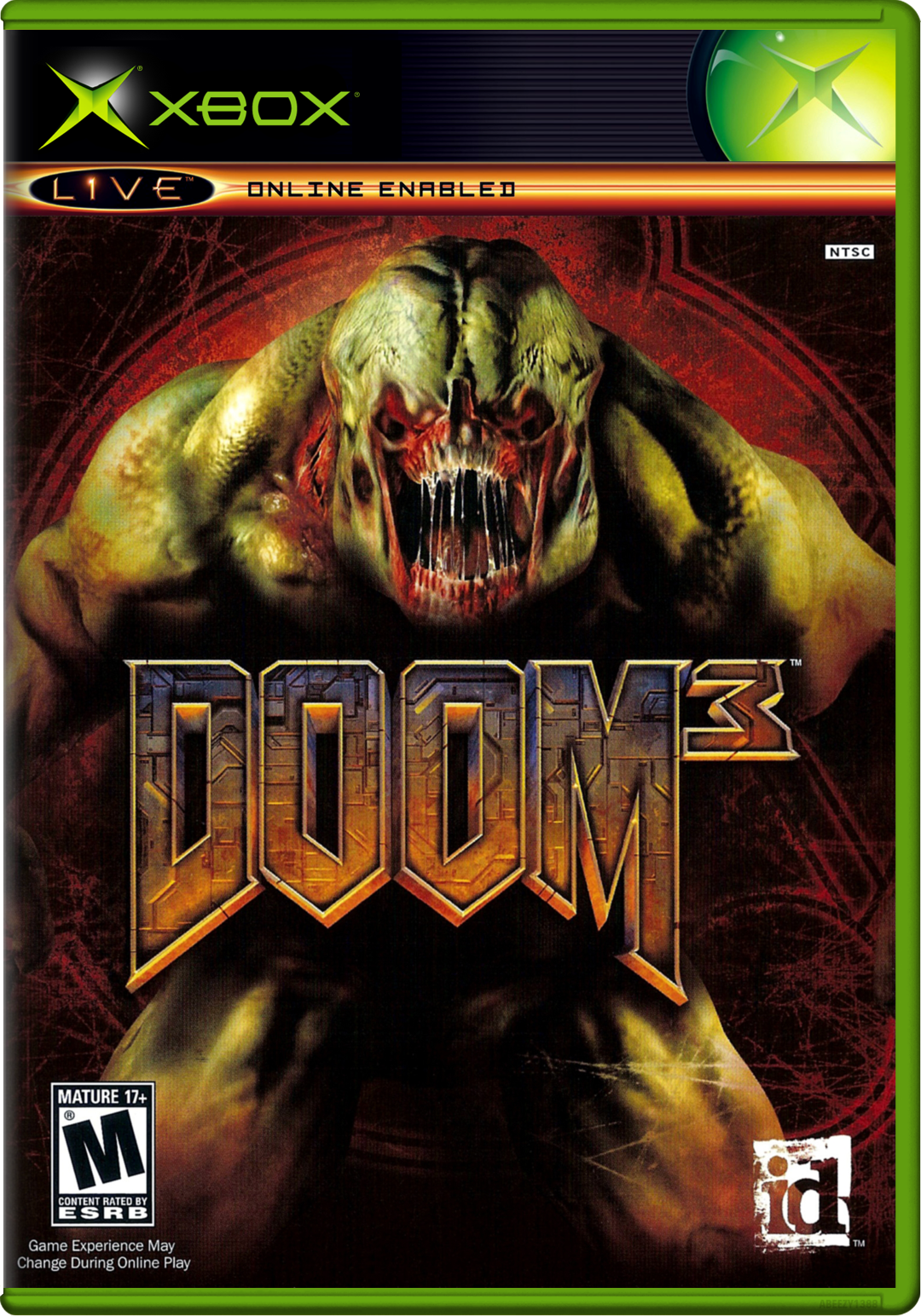 Doom 3 Xbox Keychain