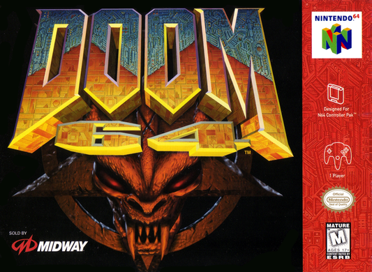 Doom 64 N64 Print Poster