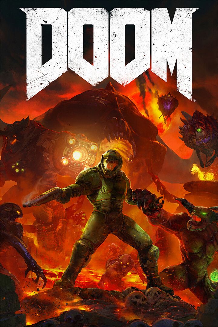 Doom Action War Video Game Pc Xbox One Ps4 Jigsaw Puzzle