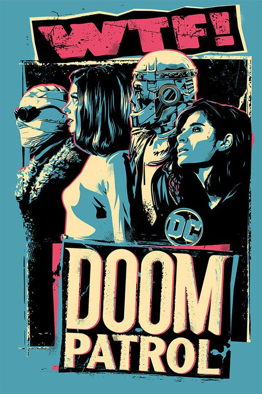 Doom Patrol Full Character Movie Comedy Print Jigsaw Puzzle