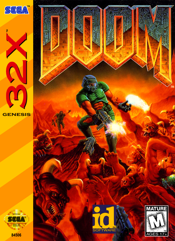 Doom Sega 32X Print Poster