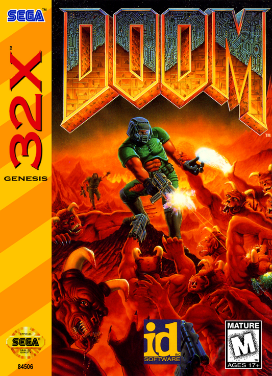 Doom Sega 32X Print Poster