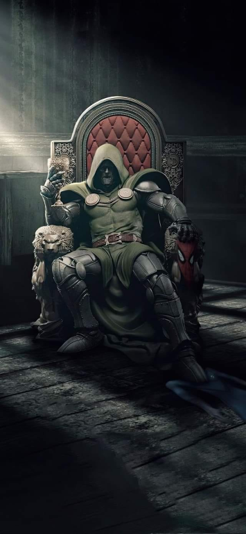 Doom Throne Pose 843 Print Poster