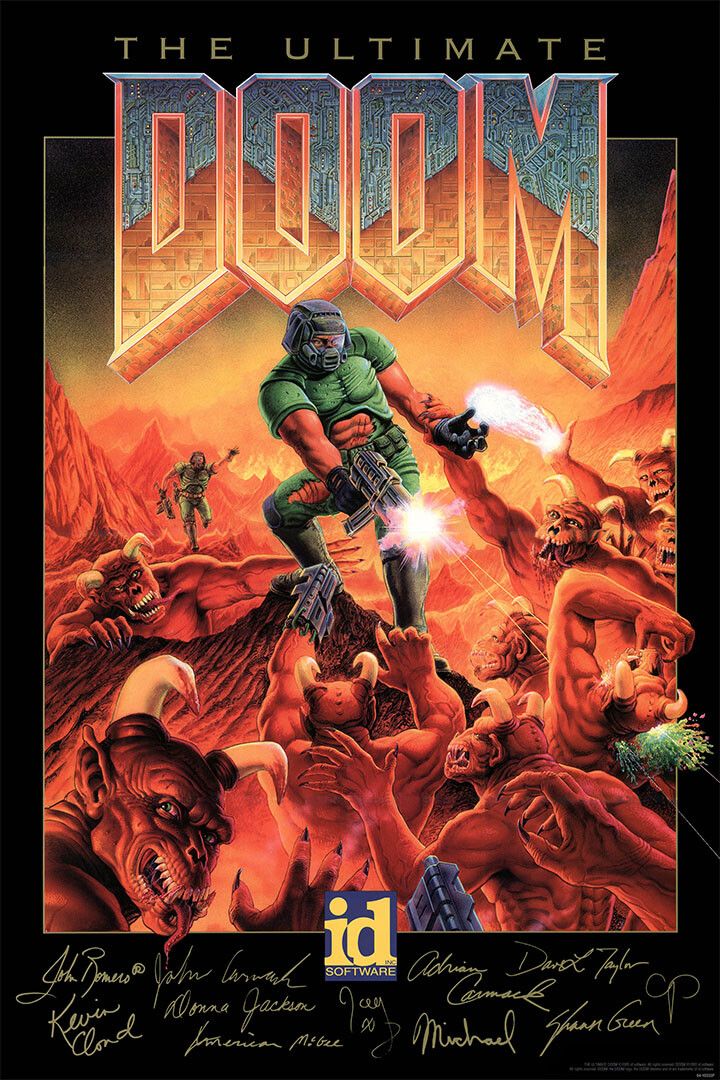 Doom Video Game Series Adventure Role Playing Game Jigsaw Puzzle
