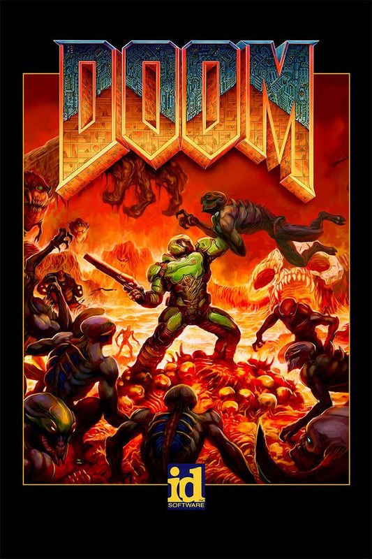 Doom Video Game Series Role Playing Game Horror Jigsaw Puzzle