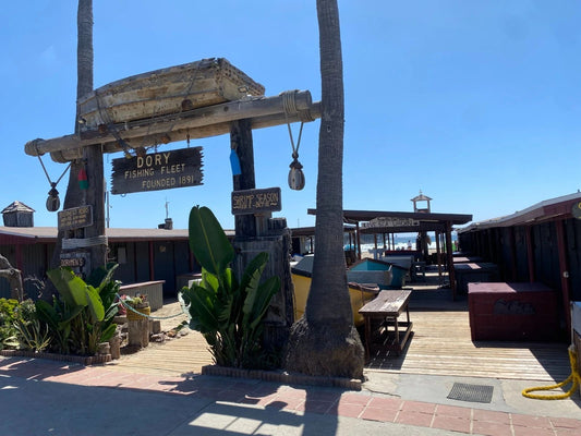 Dory'S Fishing Fleet & Market Newport Beach Pier Ca Summer Picture Magnet