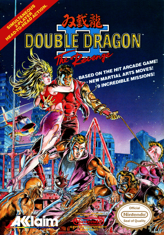 Double Dragon Ii (Usa) Nes Print Poster