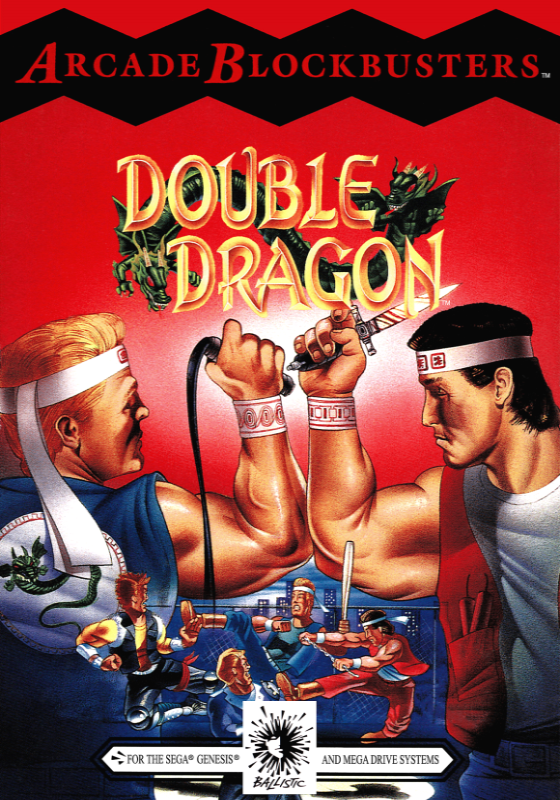 Double Dragon (Usa) (Unlicensed) Genesis Print Poster