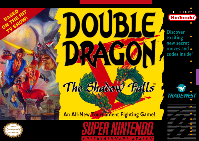 Double Dragon V The Shadow Falls (Usa) Snes Print Poster