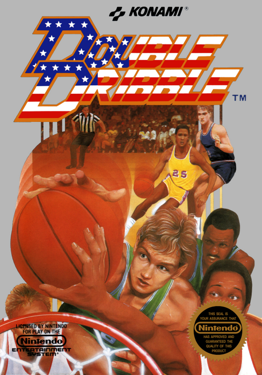 Double Dribble (Usa) Nes Print Poster