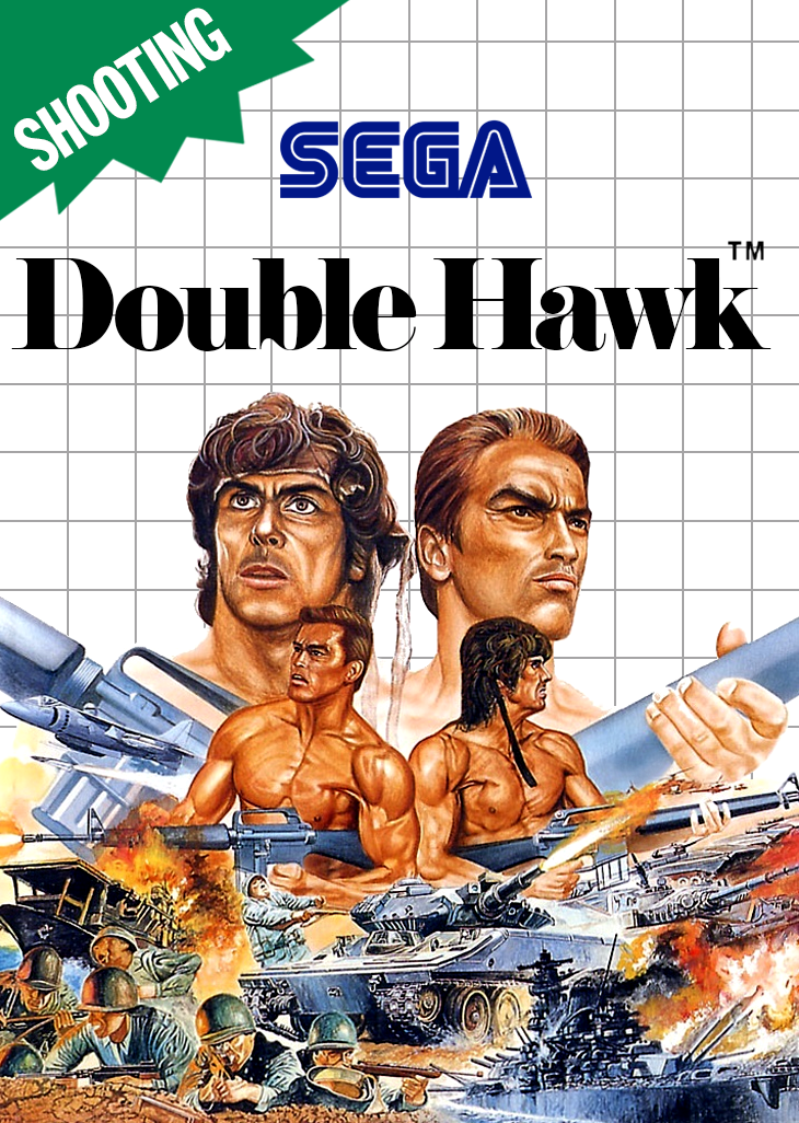 Double Hawk Sega Master System Print Poster