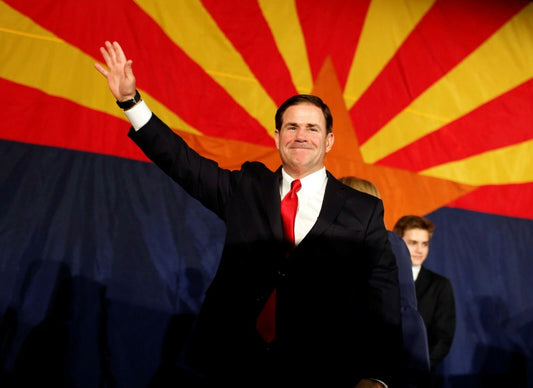 Doug Ducey Arizona Governor Az Usa Picture Keychain Keychain Banner