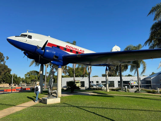 Douglas Dc 3 Built In 1942 At Museum Display Vintage Picture Photo
