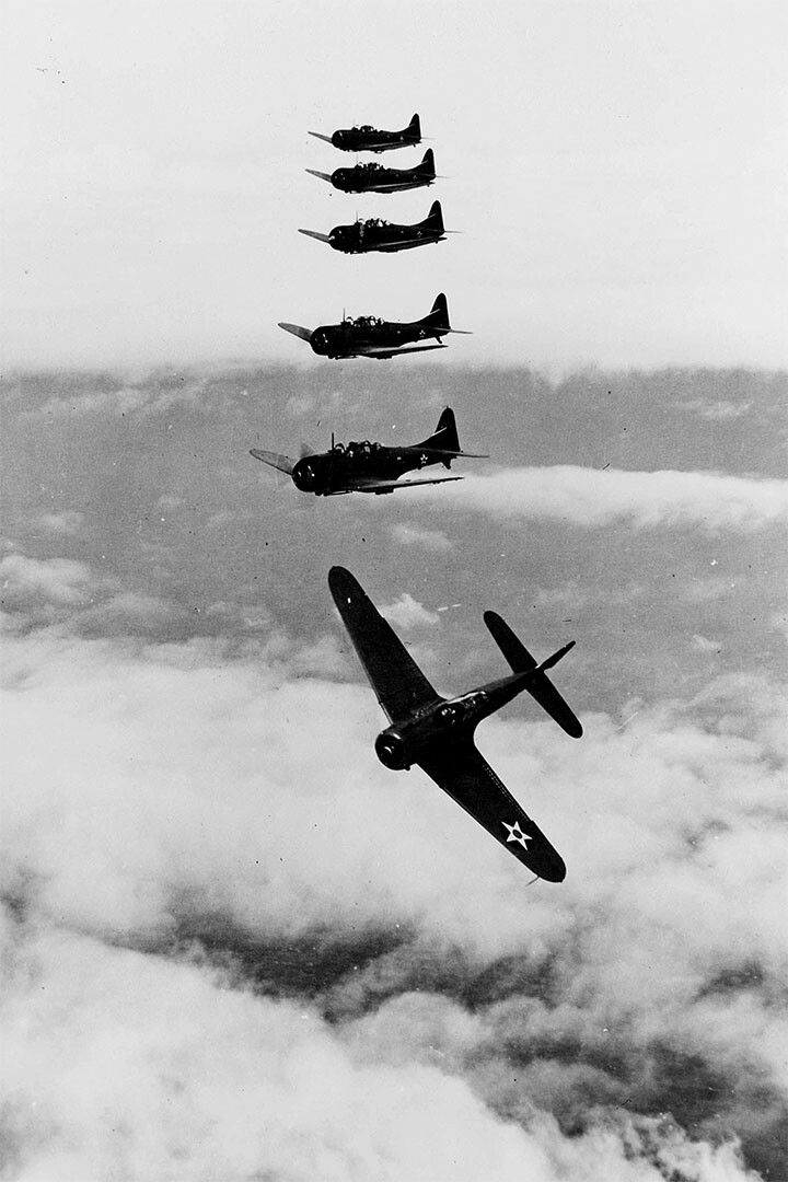 Douglas Sbd Dauntless Dive Bomber Aircraft Vintage Jigsaw Puzzle