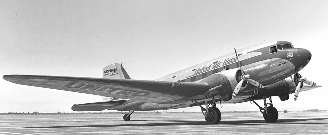 Douglas Sleeper Transport (Dst) Airplane Vintage Retro Picture Magnet