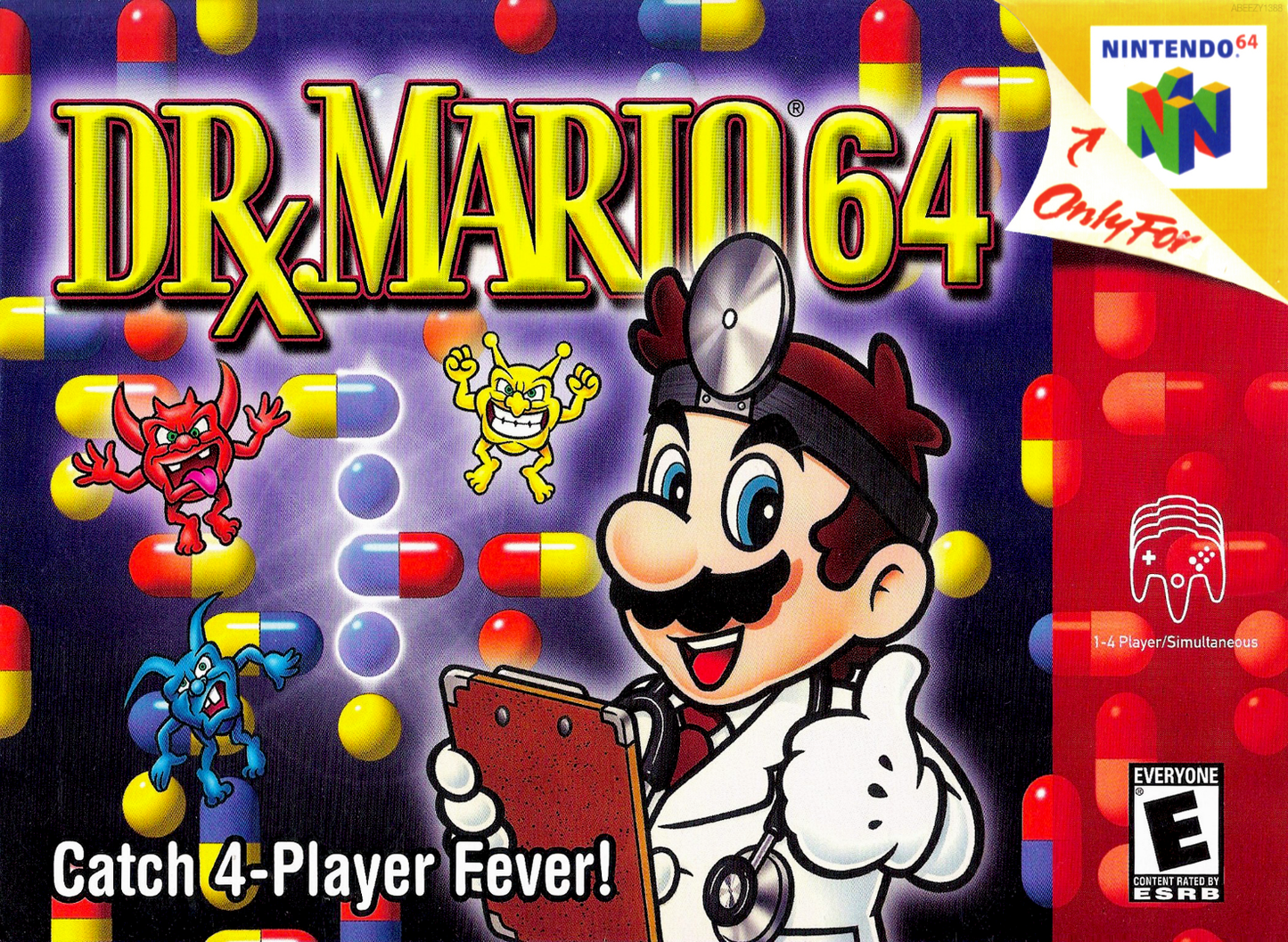 Dr. Mario 64 N64 Keychain