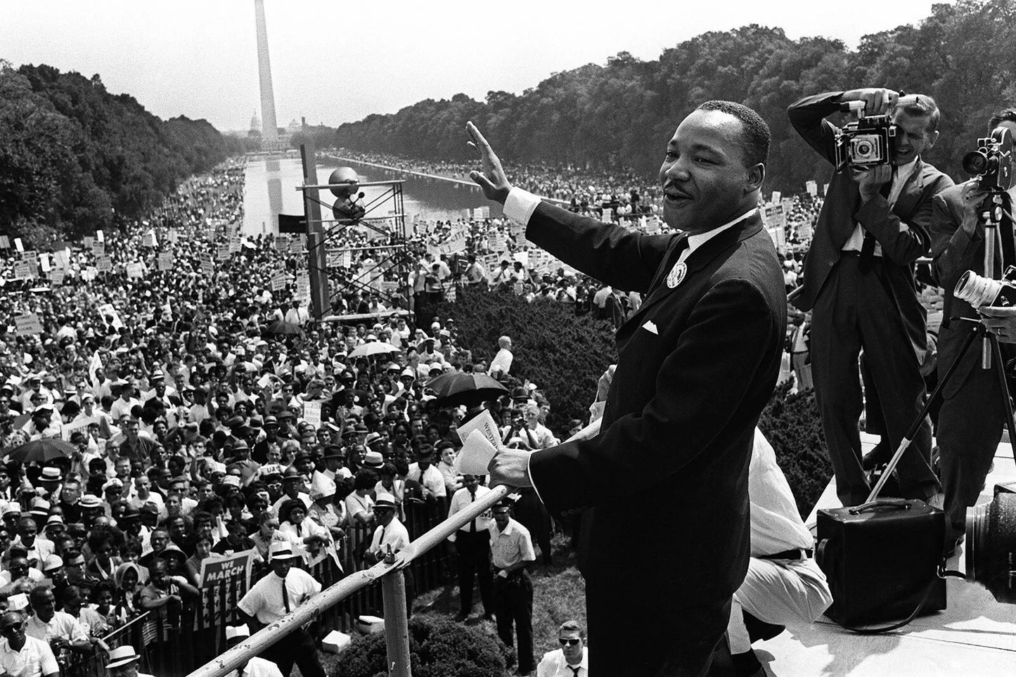 Dr. Martin Luther King Jr. W Crowd Magnet Picture Magnet African American Black