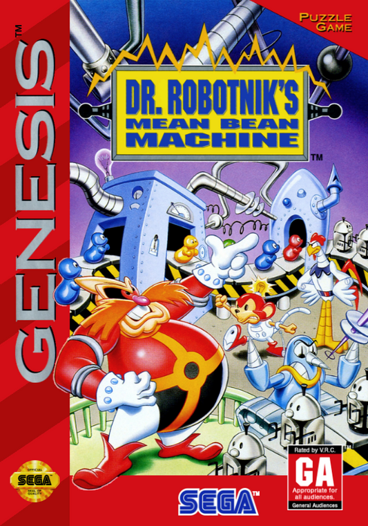 Dr. Robotnik S Mean Bean Machine (Usa) Genesis Print Poster