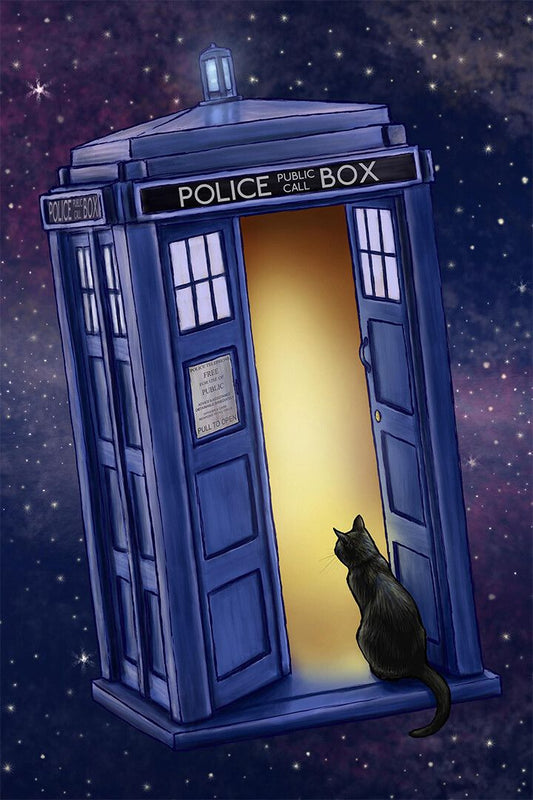 Dr Who Space Tardis Movie Comedy Print Jigsaw Puzzle