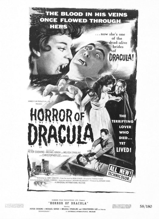 Dracula 1958 10 Movie Magnet
